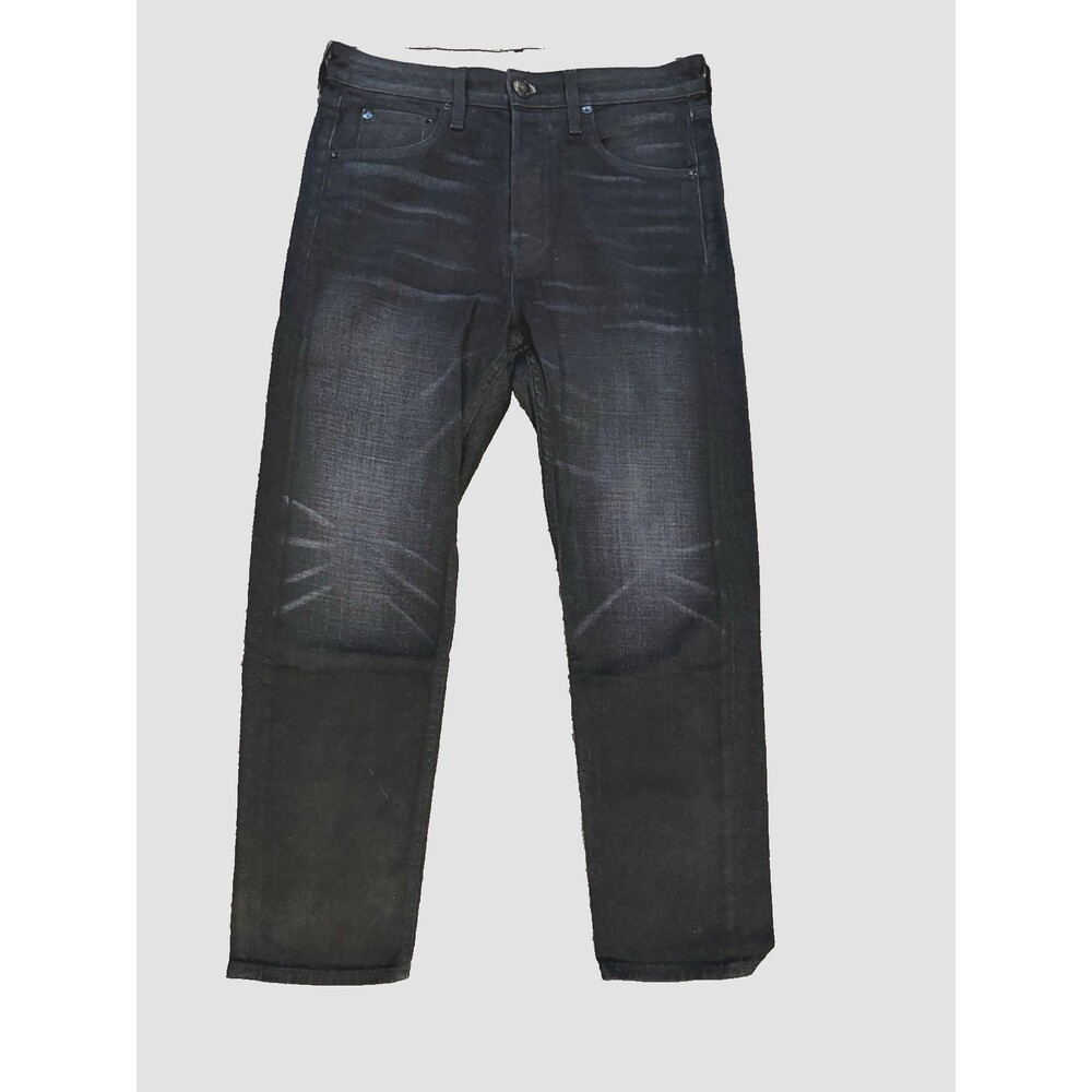 Rag and Bone Jeans Black Maya High Rise Ankle Slim Denim Buttonfly Pants SZ 28